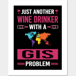 Wine Drinker GIS Posters and Art